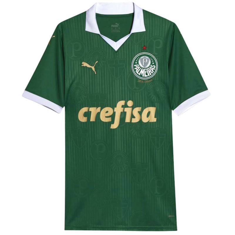 ■取り寄せ商品■パルメイラス 24/25 ホームユニフォーム PALMEIRAS 公式 PUMA グリーン×ゴールド マーキング対応