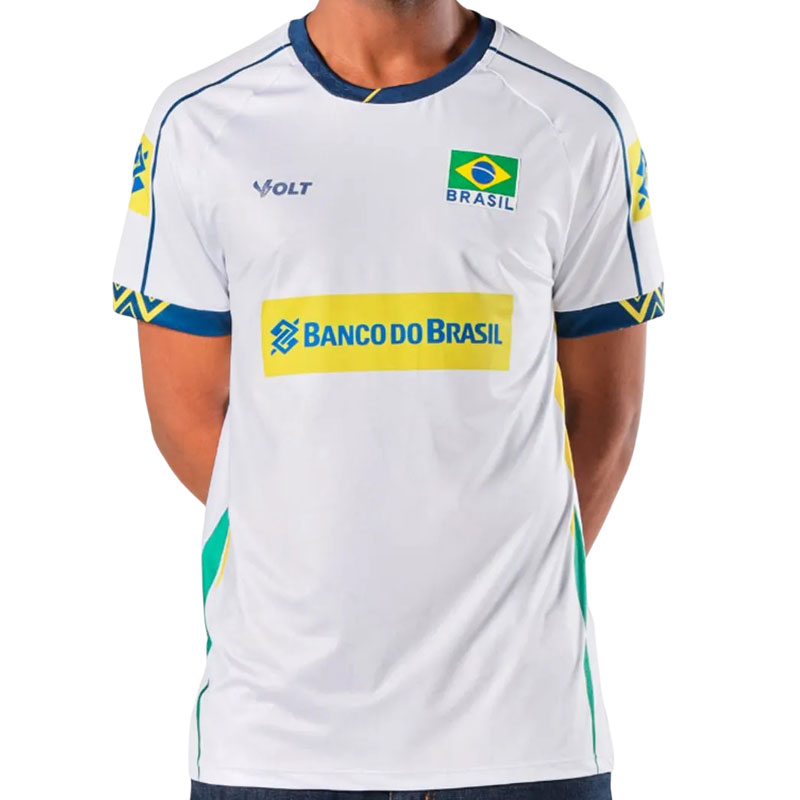 排球ブラジル連邦共和国代議員団 CBVスポンサー入り口・入口制服 25/26 VOLT 白いこと