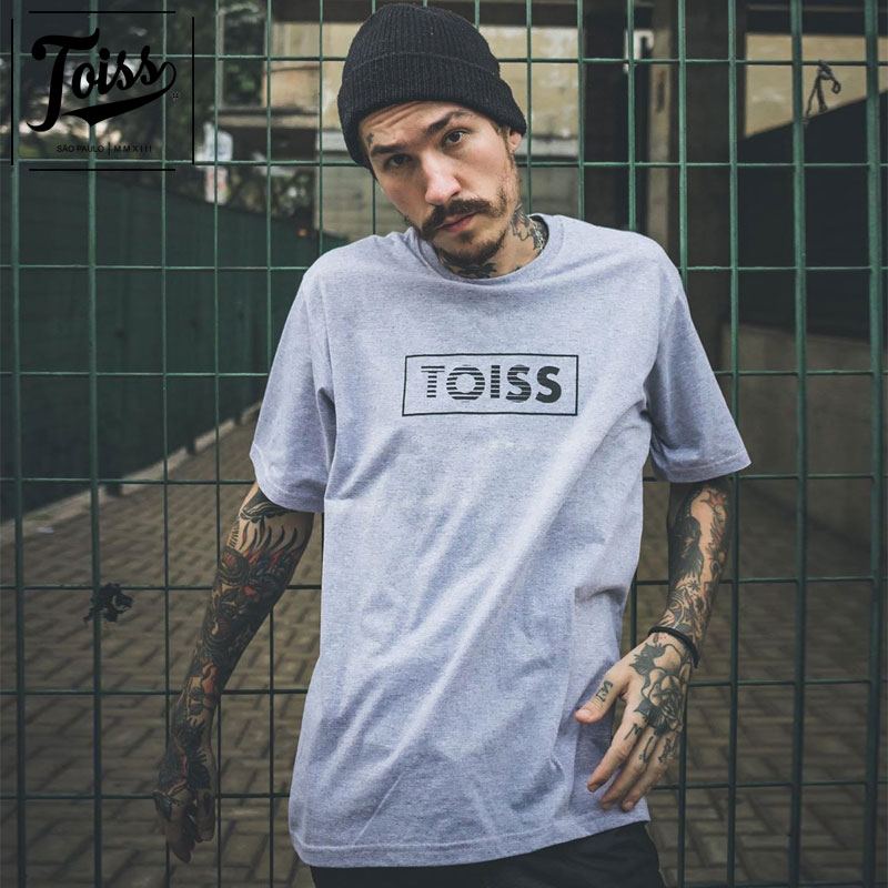 楽天市場 Toiss Boxボーダーロゴtシャツ グレー ネイマールブランド Sorte Brazil