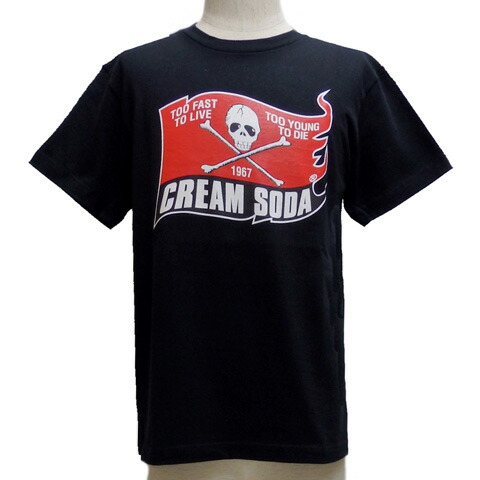 CREAM SODA 新ドクロ シャツ 楽天市場】CREAMSODAクリームソーダ CS 新ドクロ TシャツPD00T-06