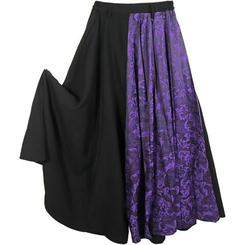 [APPAREL]/ディオラート/[GOTH CHINA] HAKAMA風 アシンメトリーワイドパンツ [袴・和柄・中華柄] ブラック×ブルー (M) ゴスロリ・パンク/Deorart 楽天市場】Deorartディオラート [GOTH CHINA] HAKAMA風 アシンメトリー