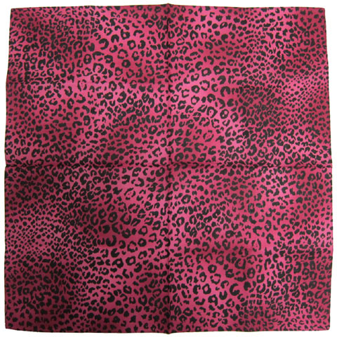 ナンバーナイン　ヒョウ柄バンダナ 楽天市場】【アニマルバンダナ】単品 レオパード ヒョウ 柄 豹 模様