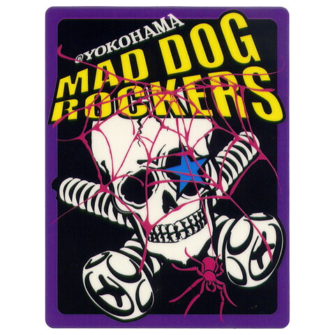 【楽天市場】MAD DOG ROCKERSマッドドッグロッカーズ ステッカー[ スカル・スパイダーウェブ ]-MSI-000005：ROCK ...