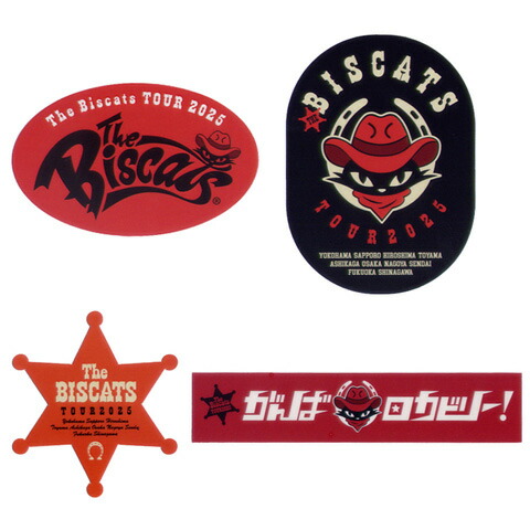 【完全限定盤】Biscats レコード+ステッカー 楽天市場】The Biscats ザ・ビスキャッツ ステッカー4種セット