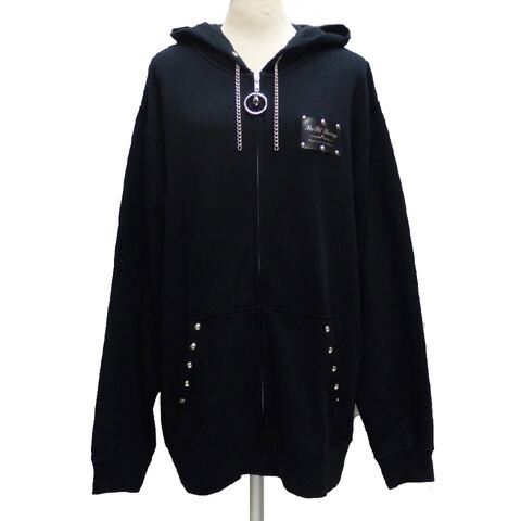 セックスポットリベンジ にゃあ。フルカラー BIG ZIPパーカー ピンク HOOK】for girls バイカラー刺繍ジップパーカー[品番