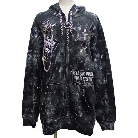 SEXPOTセックスポット DESTROY PUNK CUSTOM ZIPパーカー[ VANDAL ]SB08739-102/【送料無料】｜ROCK SHOP SOS-足利M.W CREAM SODA