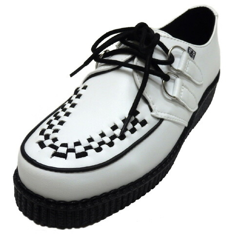 T.U.K VIVA II LOW SOLE CREEPER[ WHITE TUKskin ]TUK-F9673【貨物輸送無料】