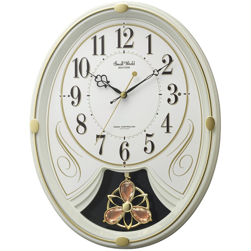 楽天市場】スモールワールド ブルームF 電波からくり時計 : アイヒーリング