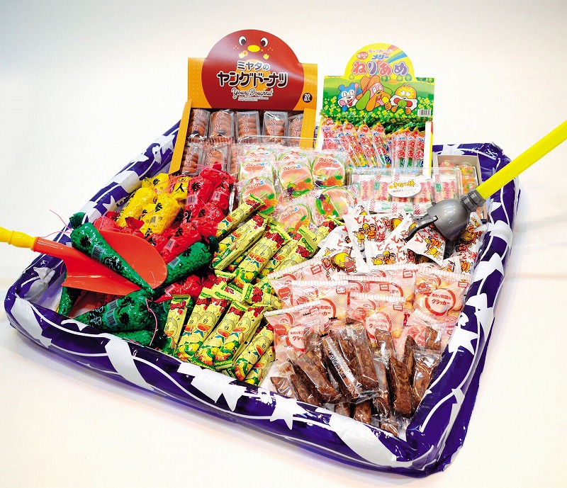 【激レア!!昔なつかし本格駄菓子すくいどり&つかみどりプレゼント(プール付)】景品　子供向け　○○名様用抽選セット