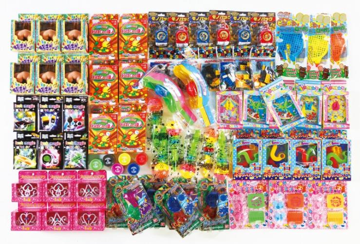 【ジャンボラッキーパンチBOX用おもちゃ景品　※本体キット別売】景品　子供会　○○名様用抽選セット