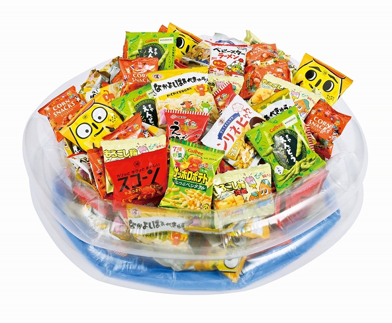 ＼ イベント 縁日 催物 抽選会　くじ・抽選ツール・イベントツール / 【詰め放題用お菓子キット50人用】 ” 子供・幼児・低学年・小学生に楽しんでもらうイベント集客に ”