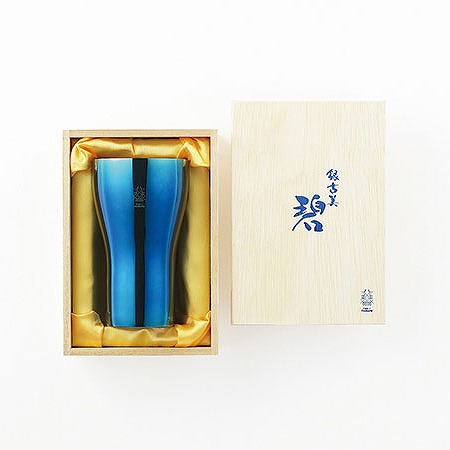 ＼ ロゴタイプ、名入れ・祝する品に! 名入れ相応う・飛び切りタンプラー / 【[名入れ相応う] 「”碧”銀古美(ぎんふるみ)」18-8ステンレス鋼W社会システムタンプラー ※別途積もり書き】 ”  社員、従業員の勤続祝する・報いるなどにお鼓舞激励の祝する品などに ”