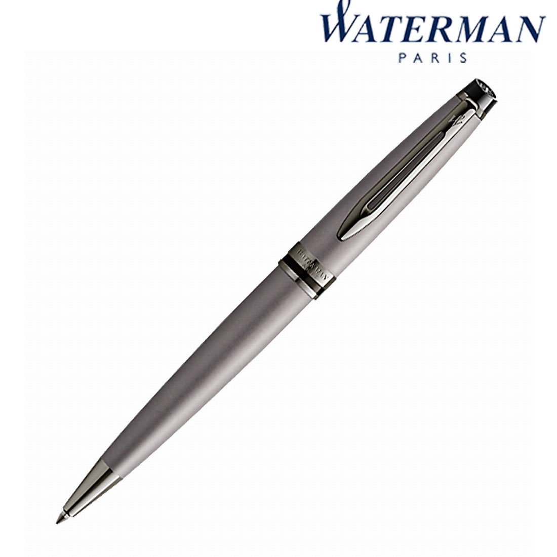 ＼ 名入れ ロゴ入れ オリジナル　ブランド筆記具 / 【【名入れ専用】 WATERMAN ウォーターマン ギフト包装 レーザー名入れ対応・エキスパート メタリックシルバー RT BP】 ” 学生向け・中学生・高校生・大学生等に ”