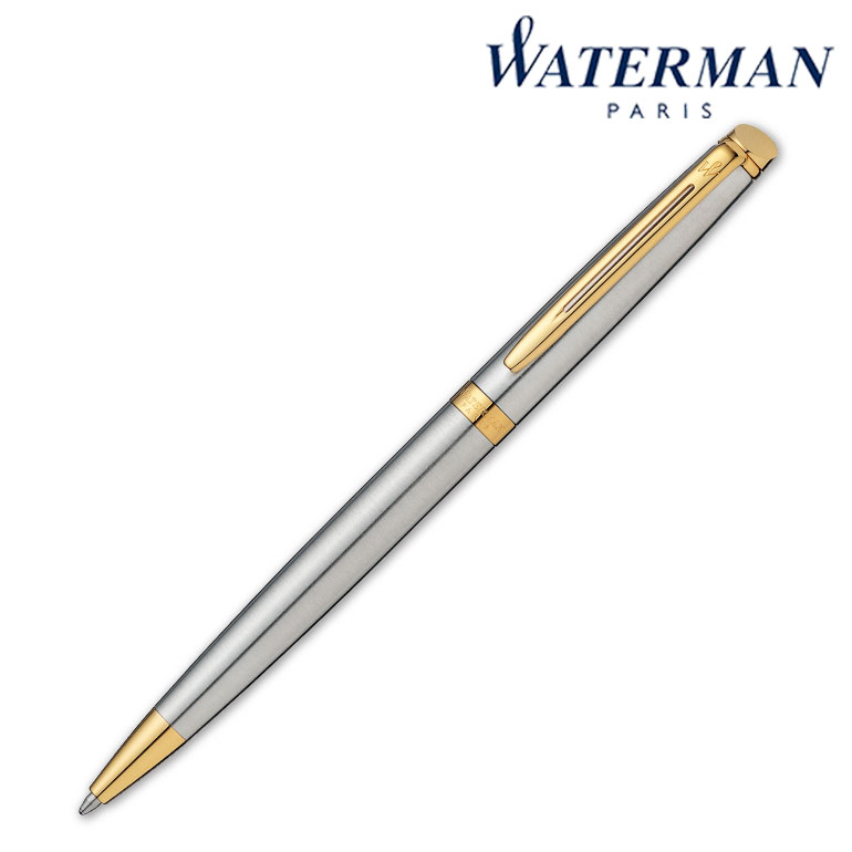 ＼ 祝する品 差し上げ物 ブランド名筆記具 / 【[名入れ相応う] WATERMAN お水マン 差し上げ物荷拵え レーザ名入れ相応う・メトロポリタン エッセンシャル ステンレス鋼スチール写真GT BP ※別途積もり書き】 ” 授業時間・上級高等学校・単科大学・専門職授業時間の卒祝する品や周年祝する品に ”