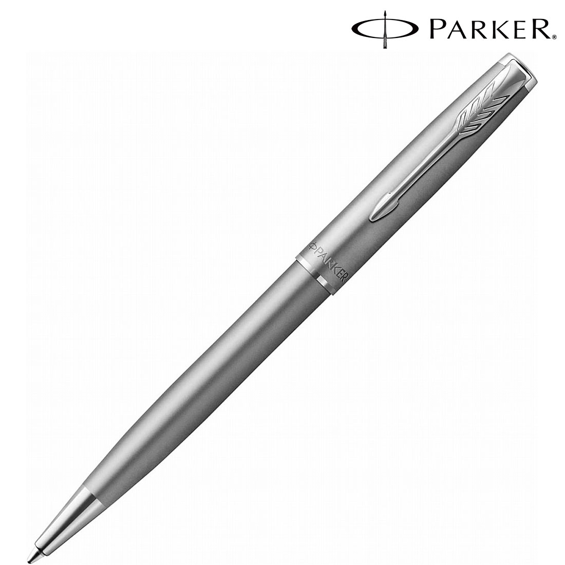 ＼ 名入れ ロゴタイプ入れ 一風変わった ブランド名筆記具 / 【[名入れ相応う] PARKER パーカー 差し上げ物荷拵え レーザ名入れ相応う・ソネット サンドブラストCT ボールペン ※別途積もり書き】 ” 授業時間・上級高等学校・単科大学・専門職授業時間の卒祝する品や周年祝する品に ”