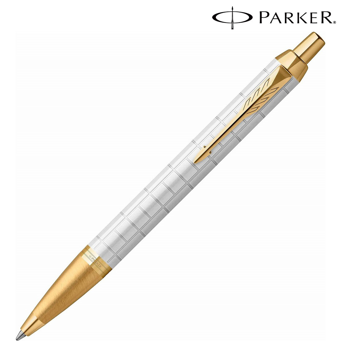 ＼ 名入れ ロゴタイプ入れ 一風変わった ブランド名筆記具 / 【[名入れ相応う] PARKER パーカー 差し上げ物荷拵え レーザ名入れ相応う・IM 割り増し金 パール白いことGT ボールペン ※別途積もり書き】 ”  教え子向け・中学生・高校生・角帽等に ”