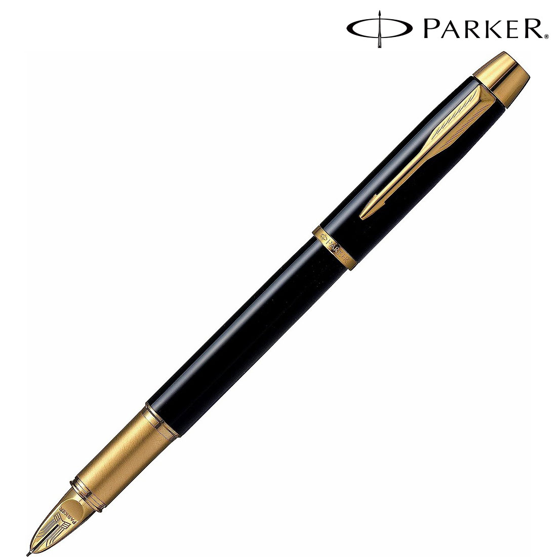 ＼ 名入れ ロゴ入れ オリジナル　ブランド筆記具 / 【[名入れ対応] PARKER パーカー ギフト包装 レーザー名入れ対応・PK IM ラックBKGT 万年筆 ※別途見積】 &rdquo; 学校・高校・大学・専門学校の卒業記念品や周年記念品に &rdquo;｜記念品・粗品・ノベルティの専門店 6,363円