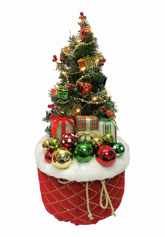 ＼ 店舗 業務用 物販向け　クリスマスの店舗装飾品 / 【[店舗装飾品] ノルディックレッドバッグツリー】 &rdquo; 家族・ファミリー層に人気の商品を集めました。 &rdquo;｜記念品・粗品・ノベルティの専門店