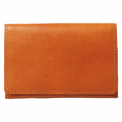 ＼ 販促品 ノベルティ グッズ 成人男性向け小物 / 【手ペンキ塗り油絵の具なめし革 名刺入 赤銅色】 ”  会社組織や授業時間、お店の周年・打ち立てる・打ち立てる・開店にお鼓舞激励のノベルティ・祝する品に”
