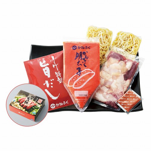 ＼ 　食品 / 【かねふく 築地ふく竹 明太もつ鍋セット】