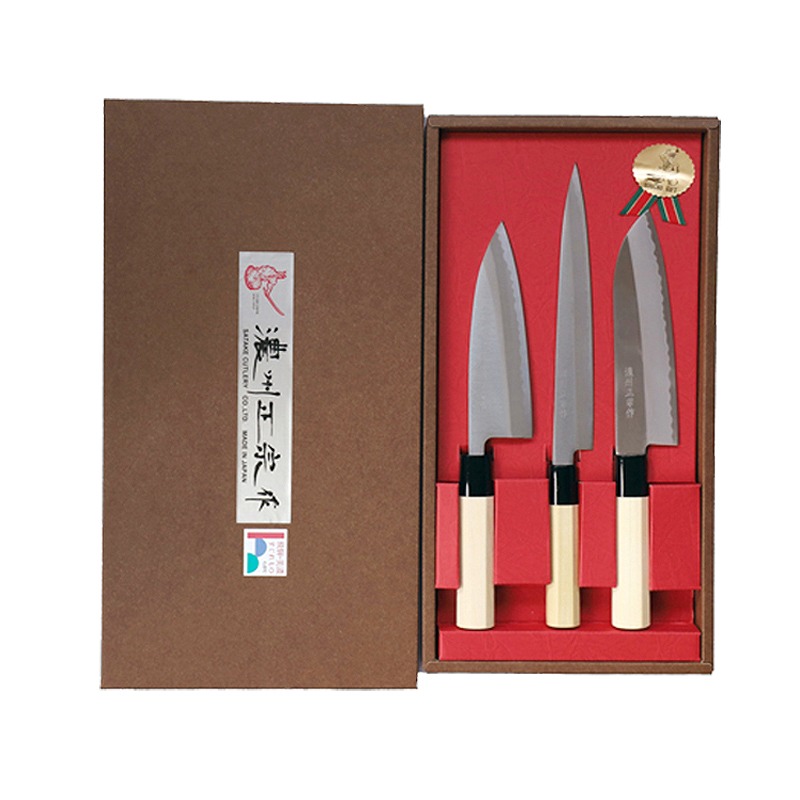 \ 販促品 ノベルティ グッズ 調理器具 / 【飛騨美濃すぐれもの鋼包丁3点セット】 ” 女性,主婦に喜ばれる便利・おしゃれ・かわいい商品などを集めました。 ”|記念品・粗品・ノベルティの専門店