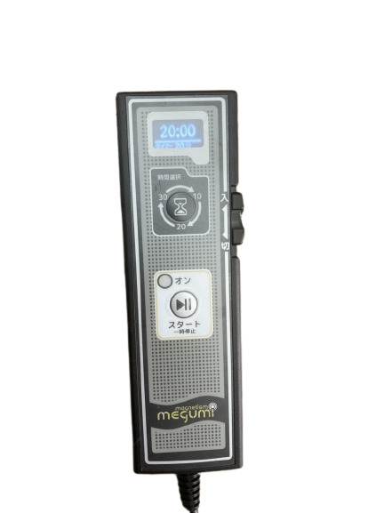 磁気のめぐみ（家庭用電気磁気治療器）中古　1年保証【送料無料】 Magnetic therapy4個モデル（アドバンスモデル）magnetism megumi フレミンING　磁気のやすらぎjm　めぐみjm　と同じ効果の磁気治療器