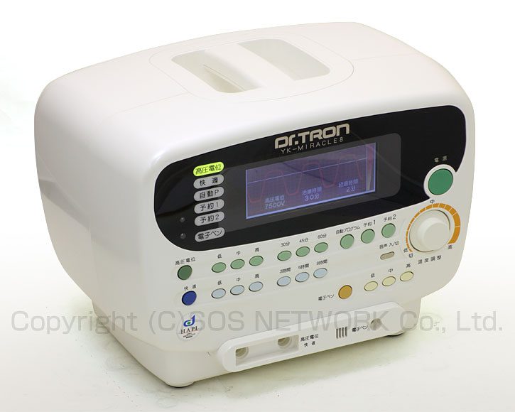 電位治療器　ドクタートロン　YK-ミラクル8　【中古】（Z）7年保証-z-07　※本体日焼けあり※｜電位・交流磁気などの治療器屋さん