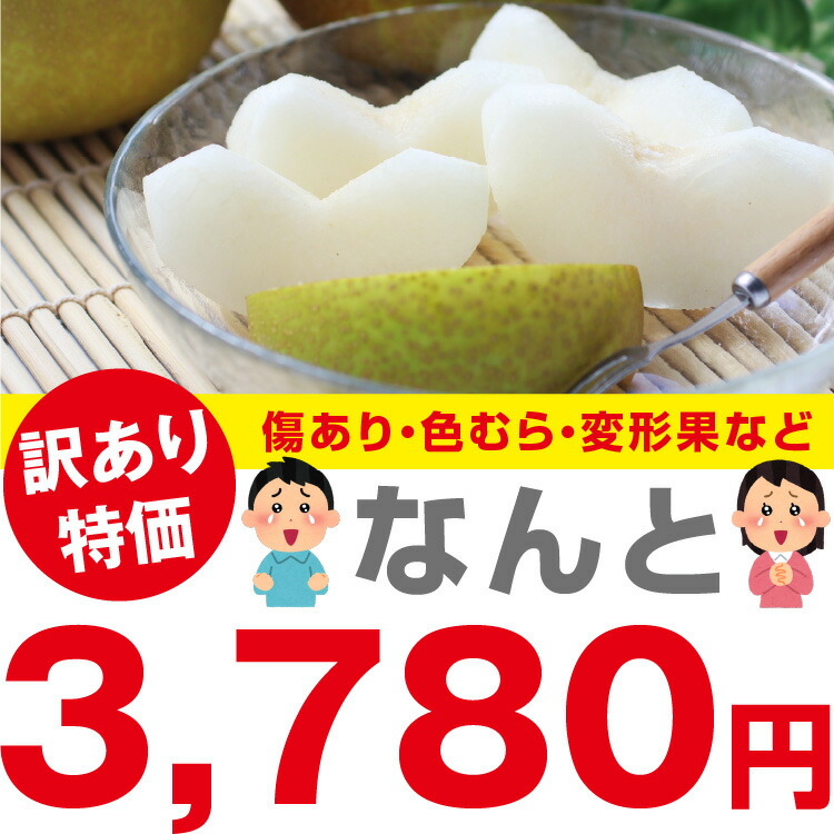【送料無料】 梨 訳あり 5kg 長野県産 幸水 / 豊水 / 二十世紀 / あきづき / 新高 / 南水 6品種からお好きな梨を選べる！ ご自宅用 お徳用 ご家庭用 | なし 訳あり梨 和梨 ナシ 産地直送 旬の果物 大容量 フルーツ お得 果汁たっぷり 傷あり 変形果 お取り寄せ 信州産