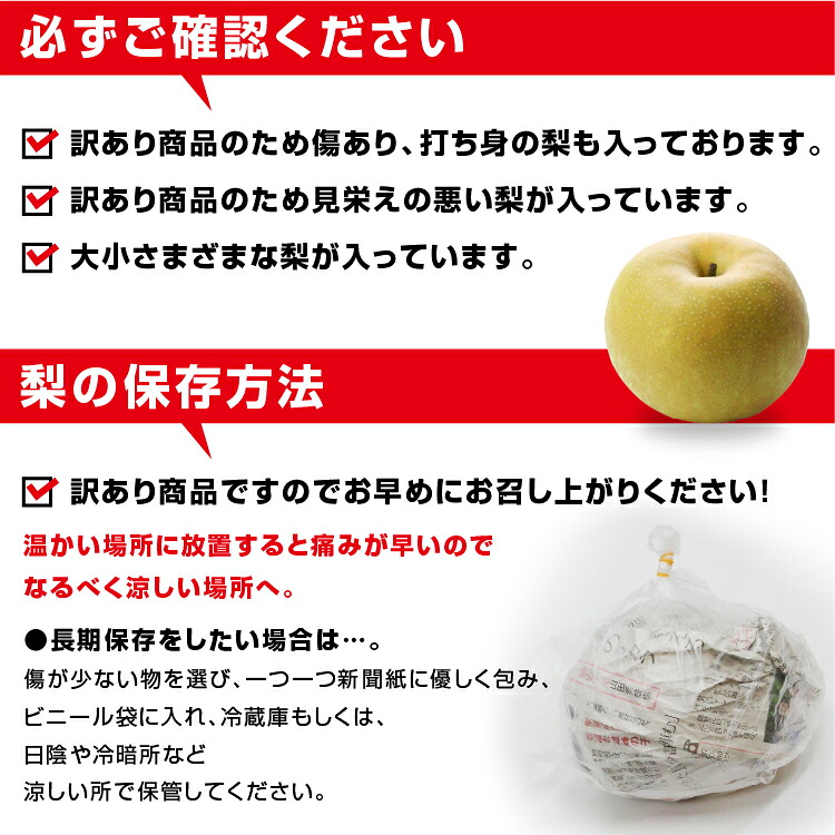 【送料無料】 梨 訳あり 5kg 長野県産 幸水 / 豊水 / 二十世紀 / あきづき / 新高 / 南水 6品種からお好きな梨を選べる！ ご自宅用 お徳用 ご家庭用 | なし 訳あり梨 和梨 ナシ 産地直送 旬の果物 大容量 フルーツ お得 果汁たっぷり 傷あり 変形果 お取り寄せ 信州産