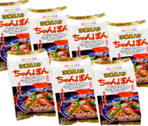 【長崎中華街 蘇州林】［冷凍具入］ちゃんぽん７食