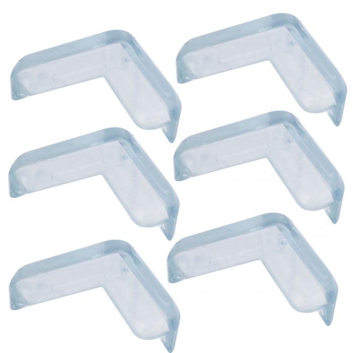 【楽天市場】コーナークッション コーナーガード デスクコーナーパッドカバー プロテクタークッション 保護 角用 ラバー製 クリア 6個セット：ソウテン