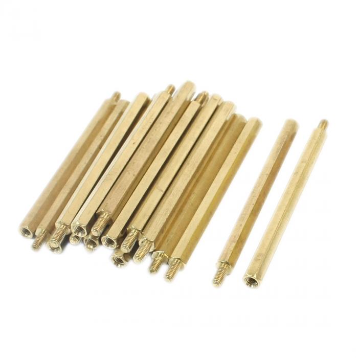 楽天市場】5mm 六角スペーサー (真鍮 六角支柱) 8本セット 固定用ネジ