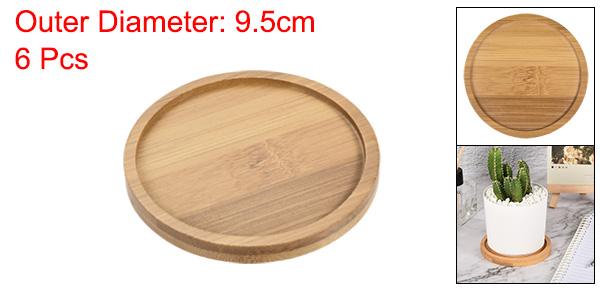 ソウテン プラントポットソーサー 竹 植木鉢ソーサー ラウンド