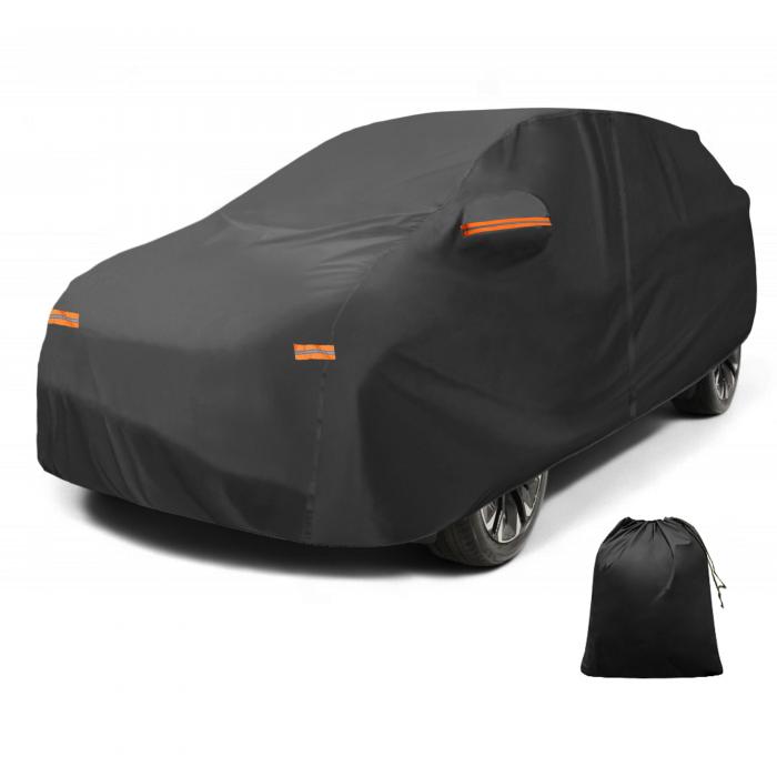 X AUTOHAUX 車カバー アウトドア 防水 日光 雪 雹 保護 左側ドア ジッパー 210D-PU Hondaに対応 プロローグ|ソウテン