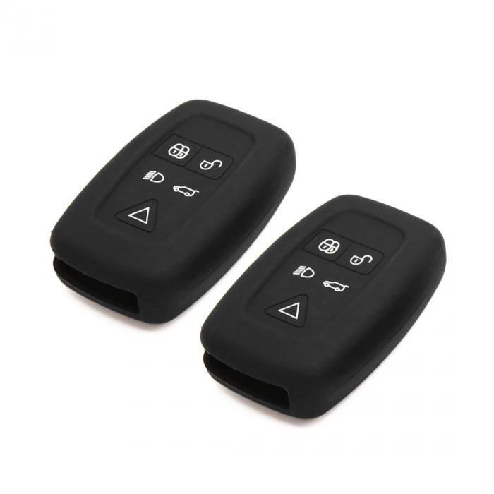ソウテン リモートキーケース ゴム 車のリモートキーカバー ケース 保護 ブラック レンジローバー対応 5 ボタン 2個入り Educaps Com Br