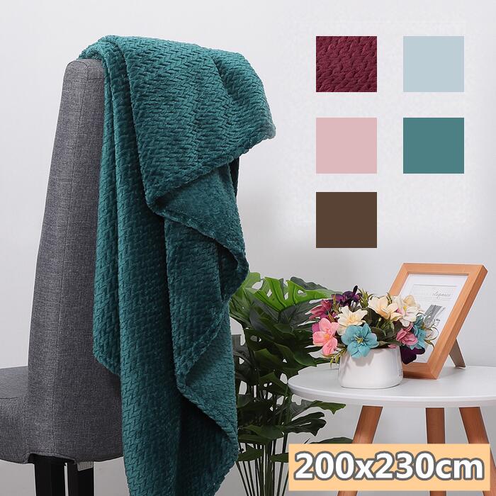 22年最新海外 ソウテン 毛布 クイーン ブランケット 大判 おしゃれ フランネル 0x230cm 軽量 ひざ掛け 膝掛け 暖かい フランネル毛布 フリース マイクロファイバー