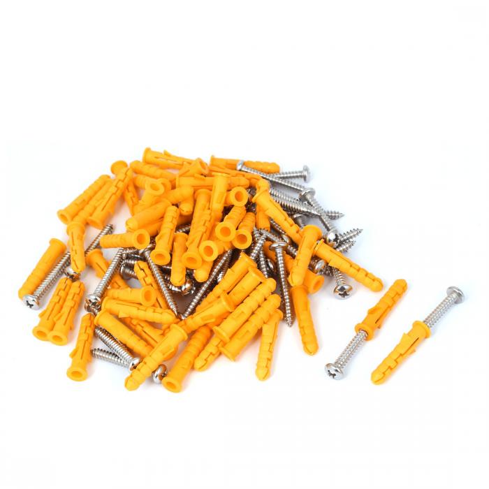 【楽天市場】アンカーボルト ウォールアンカー プラスチックアンカー 6mmx30mm ウォッシュクリーン ウィンドウドアフレーム 50個入り：ソウテン