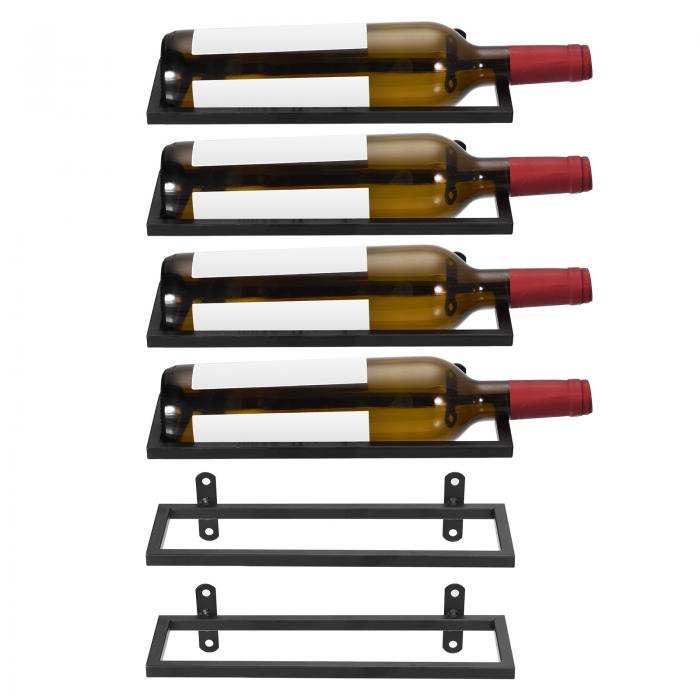 楽天市場】uxcell 6個 ワインラック壁掛け 金属製アイアン製ワイン