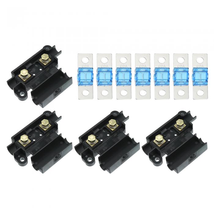ソウテン 60aヒューズキット Ansホルダー 交換用 60 7 X Ampヒューズ 4