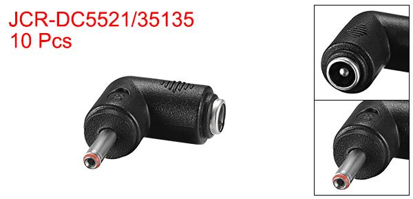 メール便なら送料無料】 ソウテン DCパワーコネクター DCパワーケーブルジャックアダプター 直角 5.5mm x 2.1mmメス - 3.5mm  1.35mmオス 10個入り www.tacoya3.com