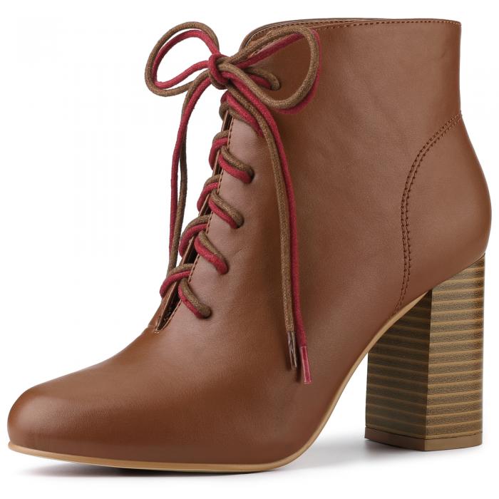 ソウテン Allegra K 競争高まり アンクルブーツ ラウンドトゥ チャンキーヒール レディース 赤銅色 27 5 Cm Silk Music Com ソウテン Allegra K 競争高まり アンクルブーツ ラウンドトゥ チャンキーヒール レディース 赤銅色 27 5 Cm Silk Music Com