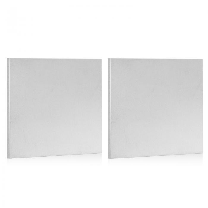 PATIKIL A36 スチールフラットバー 2個 10\" x 10\"" x 4/16\"" 出刃包丁生み出すこと用スチール写真鉄買い溜める たんぞうブレードナイフソードチョッパー金属元素溶接事業計画用"