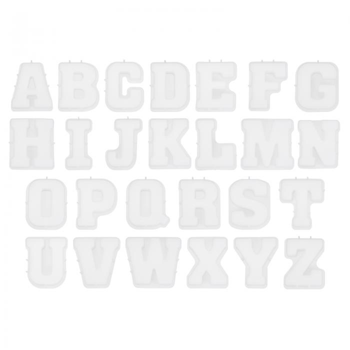 脂モールド ラージ 置き手紙 180 粍 A-Z かしら文字英語文字 シリコンモールド ワードサインアート DIY手工芸品 寄り合いかざり付ける用 26個