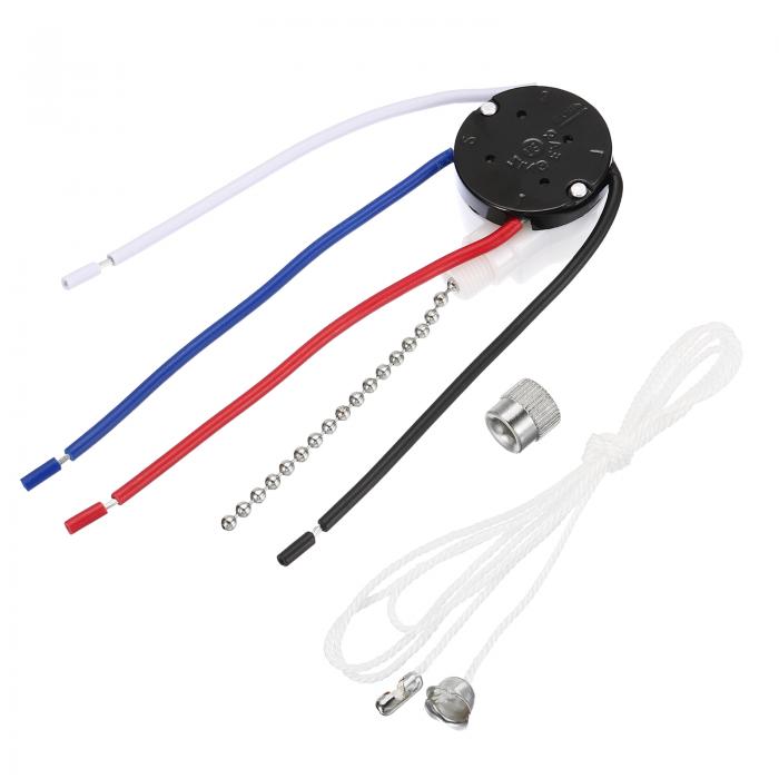 楽天市場】uxcell 天井扇風機スイッチ 3速 4ワイヤー ZE-208S