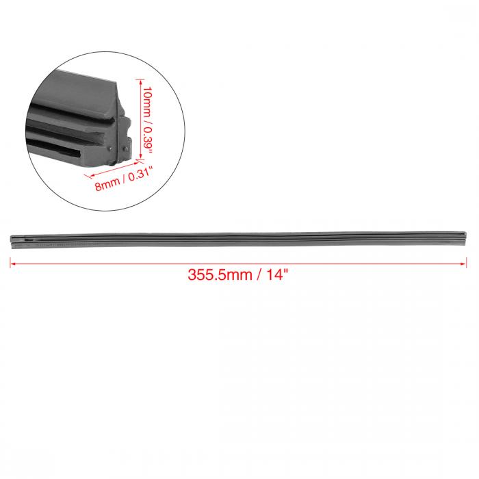 ソウテン フロントガラスワイパーアームラバー ストリップワイパーブレード 3部 車輌機能 35 6cm 2個入り口 Hotjobsafrica Org