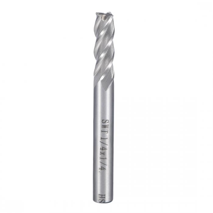 【楽天市場】ソウテン ストレートエンドミルカッター HSSALスパイラルドリルビット 4フルート カッティング12.7mm シャンク12.7mm :  ソウテン