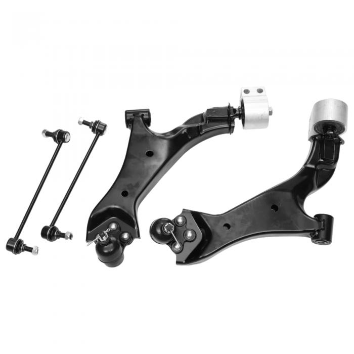 X AUTOHAUX Chevroletに対応 エクイノックス 2010-2017 GMCに対応 テレイン 2010-2017 用 4個フロントサスペンションキット ロワーコントロールアーム フロントスウェイバーリンク No.524157/524158|ソウテン