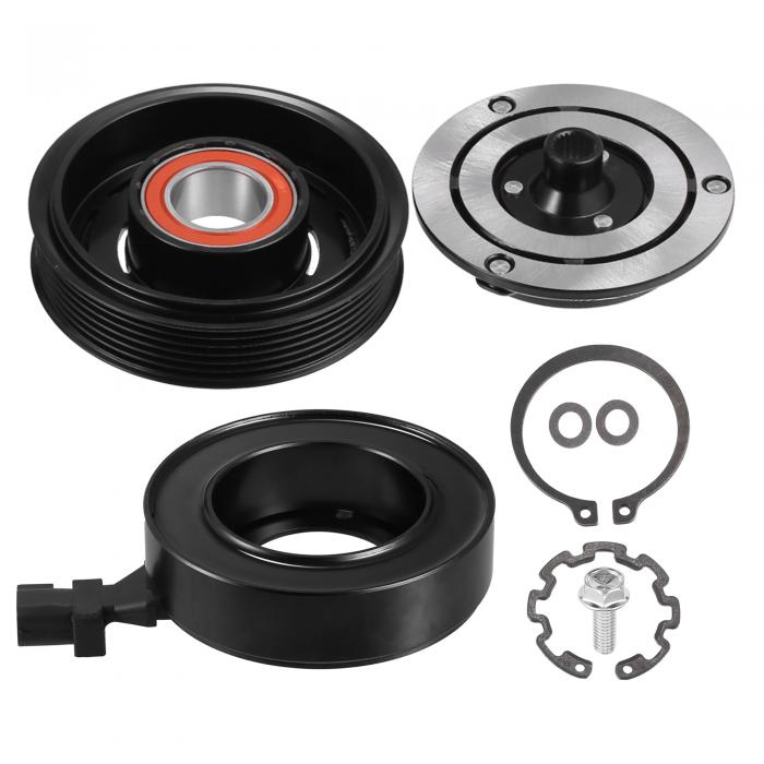X AUTOHAUX 1セットACコンプレッサークラッチキットプーリーコイル自動修理コンプレッサーアセンブリー Jeepに対応リバティ 6気筒 3.7L 2009-2012｜ソウテン