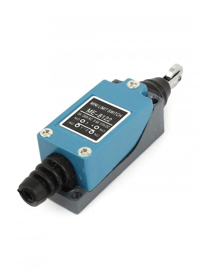 Interrupteur De Fin De Course ME8166 DPST Momentané - Uxcell, 250V/5A, Avec Bras Flexible