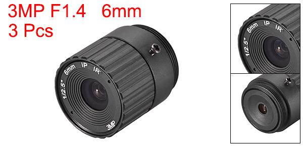 楽天市場 ソウテン カメラ可変レンズ 6mm焦点距離 3mp F1 4 10mm Csマウント Ccdカメラ用 3個 ソウテン